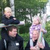 18.06.2011 Väter zelten mit ihren Kindern