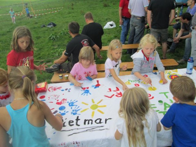 25.08.2012 Väter zelten mit Ihren Kindern