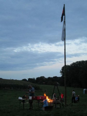 25.08.2012 Väter zelten mit Ihren Kindern