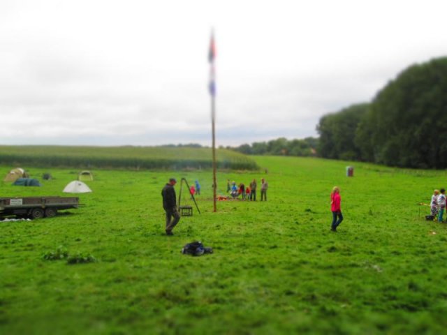 25.08.2012 Väter zelten mit Ihren Kindern