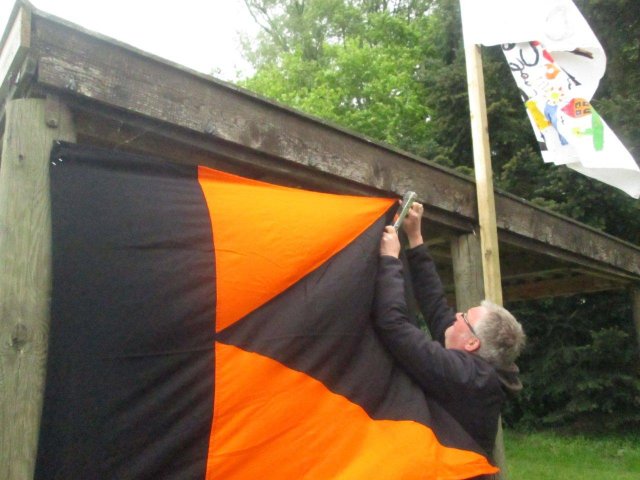 25.05.2013 Fußballübertragung bei "Väter zelten mit ihren Kindern"