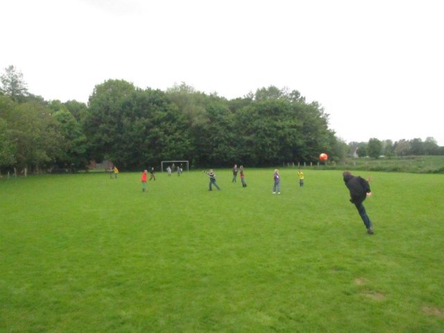 25.05.2013 Fußballübertragung bei "Väter zelten mit ihren Kindern"