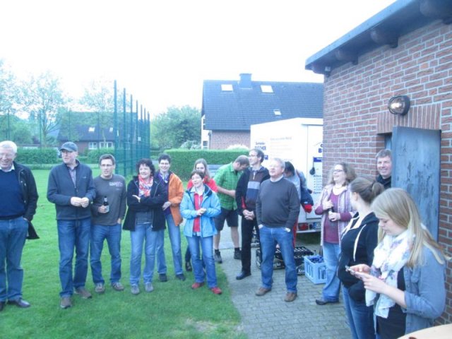 26.04.2014 die Kolpingfamilie Havixbeck spielt Kubb